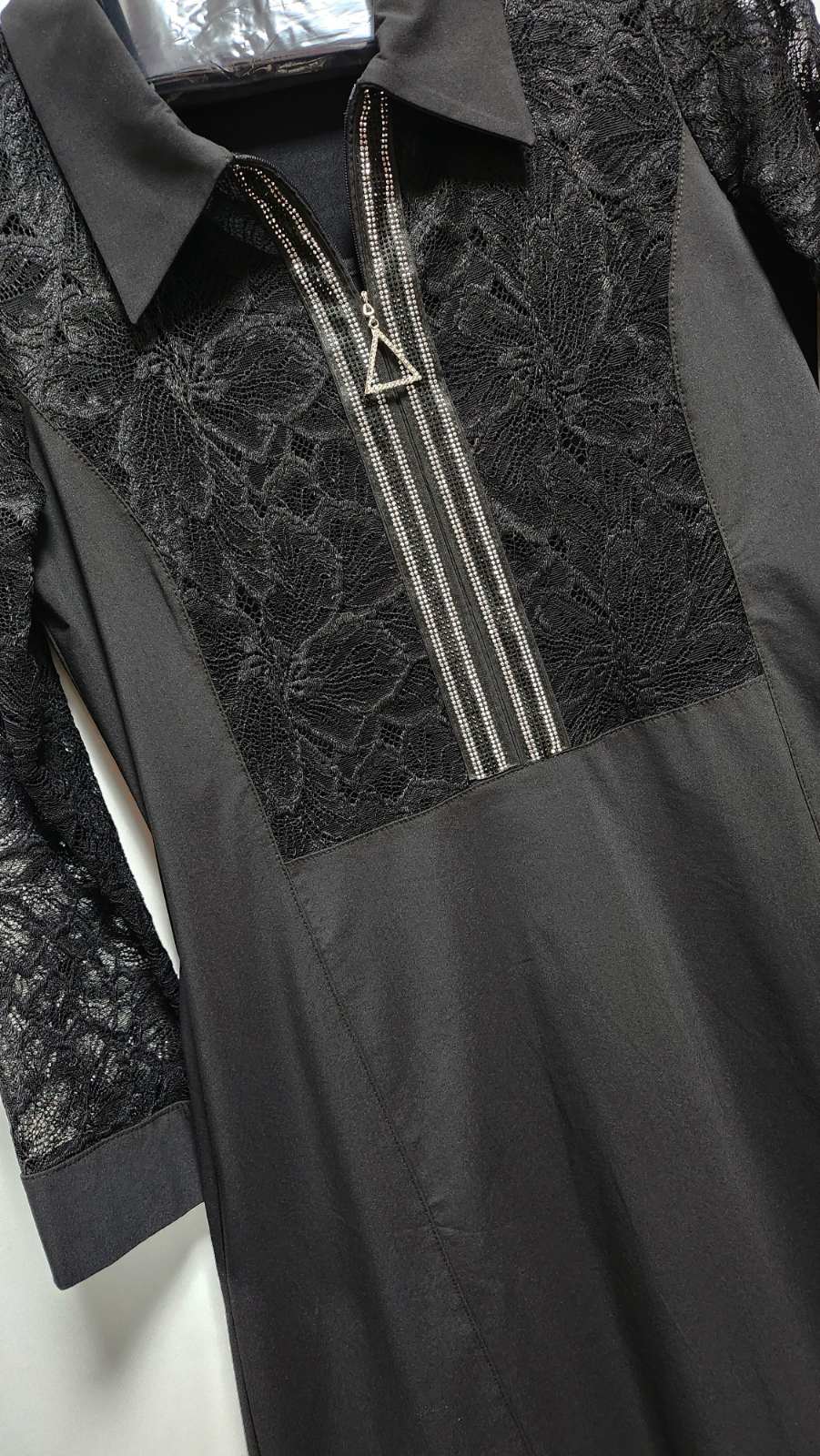 Черна Елегантна Дълга Рокля - Image 3